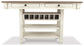 Bolanburg Counter Height Dining Table and 4 Barstools