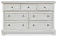 Robbinsdale California King Sleigh Bed with Storage with Mirrored Dresser