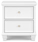 Fortman California King Panel Bed with Mirrored Dresser, Chest and Nightstand
