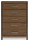 Cabalynn Queen Panel Bed with Storage with Mirrored Dresser, Chest and Nightstand