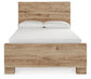 Hyanna Full Panel Bed with 2 Side Storage, Dresser, Mirror and Nightstand