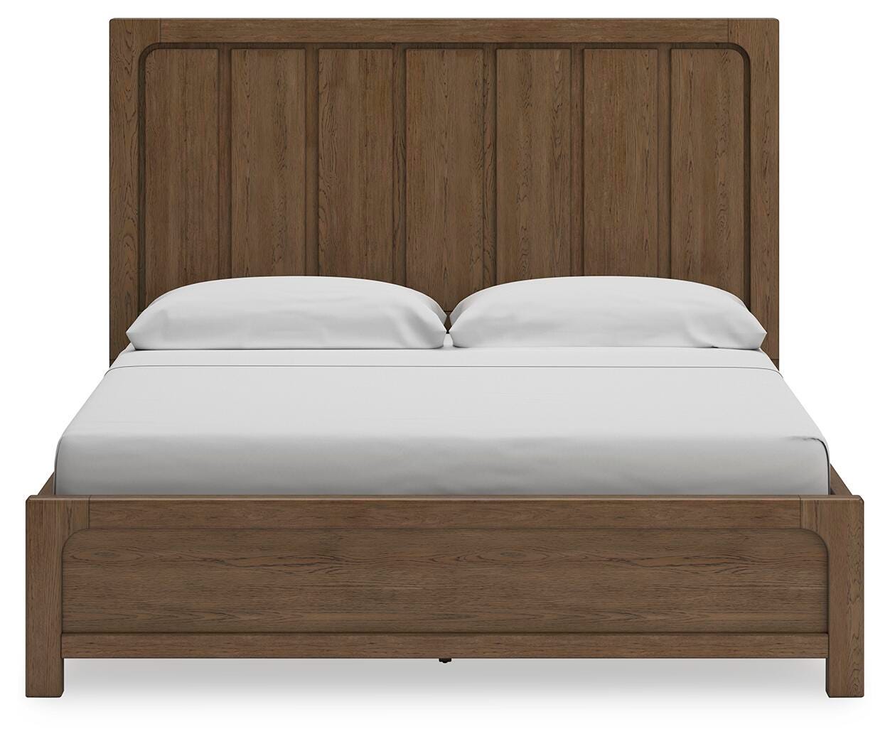 Cabalynn California King Panel Bed with Storage with Mirrored Dresser, Chest and Nightstand