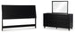 Danziar King Panel Headboard, Dresser and Mirror