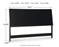 Danziar King Panel Headboard, Dresser and Mirror