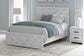 Cayboni Queen Panel Bed with Mirrored Dresser and Nightstand