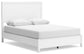 Binterglen Queen Panel Bed with Mirrored Dresser and Nightstand