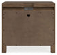 Cabalynn Queen Upholstered Bed with Mirrored Dresser, Chest and Nightstand