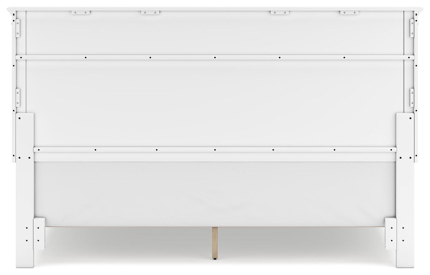 Fortman King Panel Bed with Mirrored Dresser