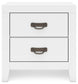 Binterglen Full Panel Bed with Mirrored Dresser and Nightstand