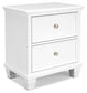 Fortman King Panel Bed with Mirrored Dresser, Chest and Nightstand