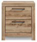 Hyanna Queen Panel Storage Bed with 1 Under Bed Storage Drawer, Dresser, Mirror, Chest and Nightstand