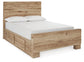 Hyanna Full Panel Bed with 1 Side Storage, Dresser, Mirror and Nightstand