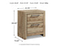 Hyanna Full Panel Bed with 1 Side Storage, Dresser, Mirror and Nightstand