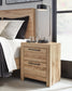 Hyanna Twin Panel Bed with 1 Side Storage, Dresser, Mirror and Nightstand
