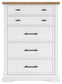 Ashbryn Queen Panel Storage Bed, Dresser, Mirror, Chest and Nightstand