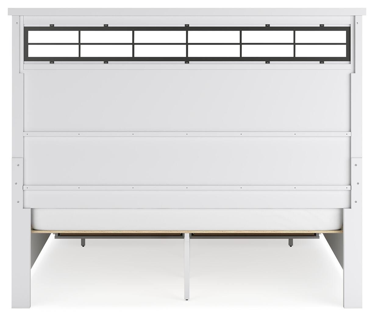 Ashbryn California King Panel Storage Bed, Dresser and Mirror