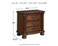 Lavinton California King Poster Bed, Dresser, Mirror, Chest and Nightstand