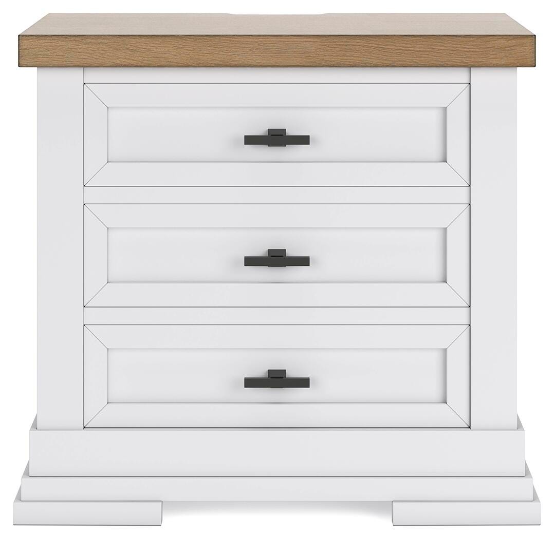 Ashbryn King Panel Storage Bed, Dresser, Mirror, Chest and Nightstand