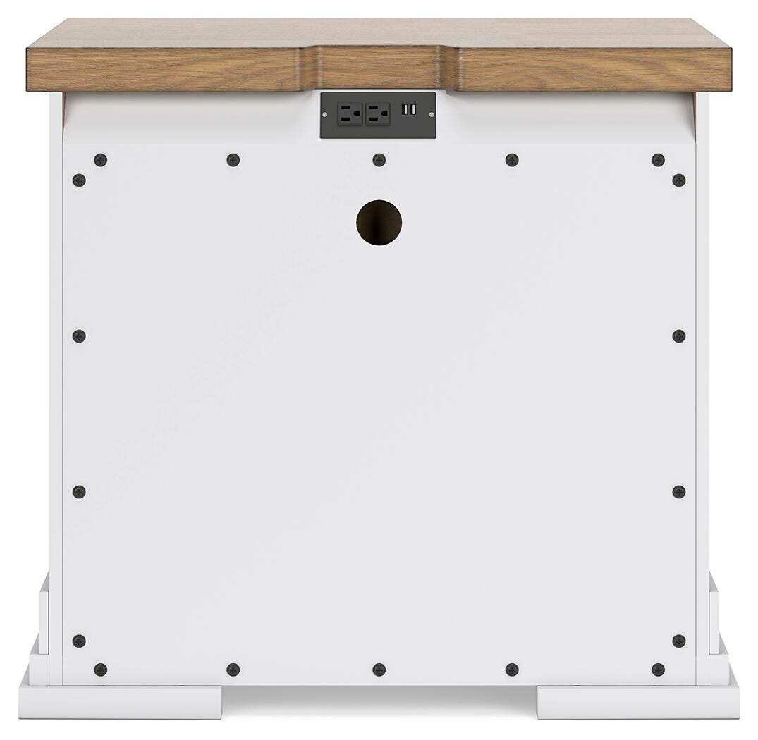 Ashbryn King Panel Storage Bed, Dresser, Mirror, Chest and Nightstand
