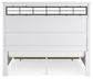 Ashbryn California King Panel Storage Bed, Dresser, Mirror and Nightstand