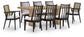 Galliden Dining Table and 8 Chairs