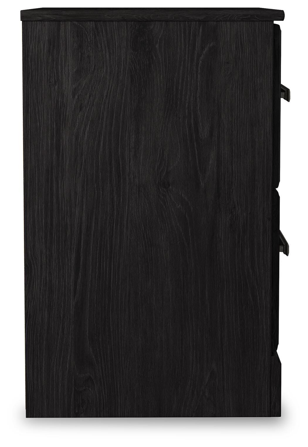 Belachime Full Panel Bed with Mirrored Dresser, Chest and Nightstand