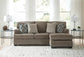 Stonemeade Sofa Chaise, Chair, and Ottoman