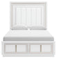 Chalanna Queen Upholstered Storage Bed, Dresser, Mirror, Chest and Nightstand