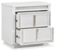 Chalanna Queen Upholstered Storage Bed, Dresser, Mirror, Chest and Nightstand