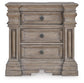 Blairhurst California King Panel Bed, Dresser, Mirror, Chest and Nightstand