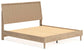 Cielden King Panel Bed with Mirrored Dresser, Chest and Nightstand