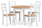 Gesthaven Dining Table and 4 Chairs