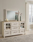 Shaybrock King Panel Bed, Dresser and Mirror