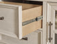 Shaybrock King Panel Bed, Dresser, Mirror and Nightstand