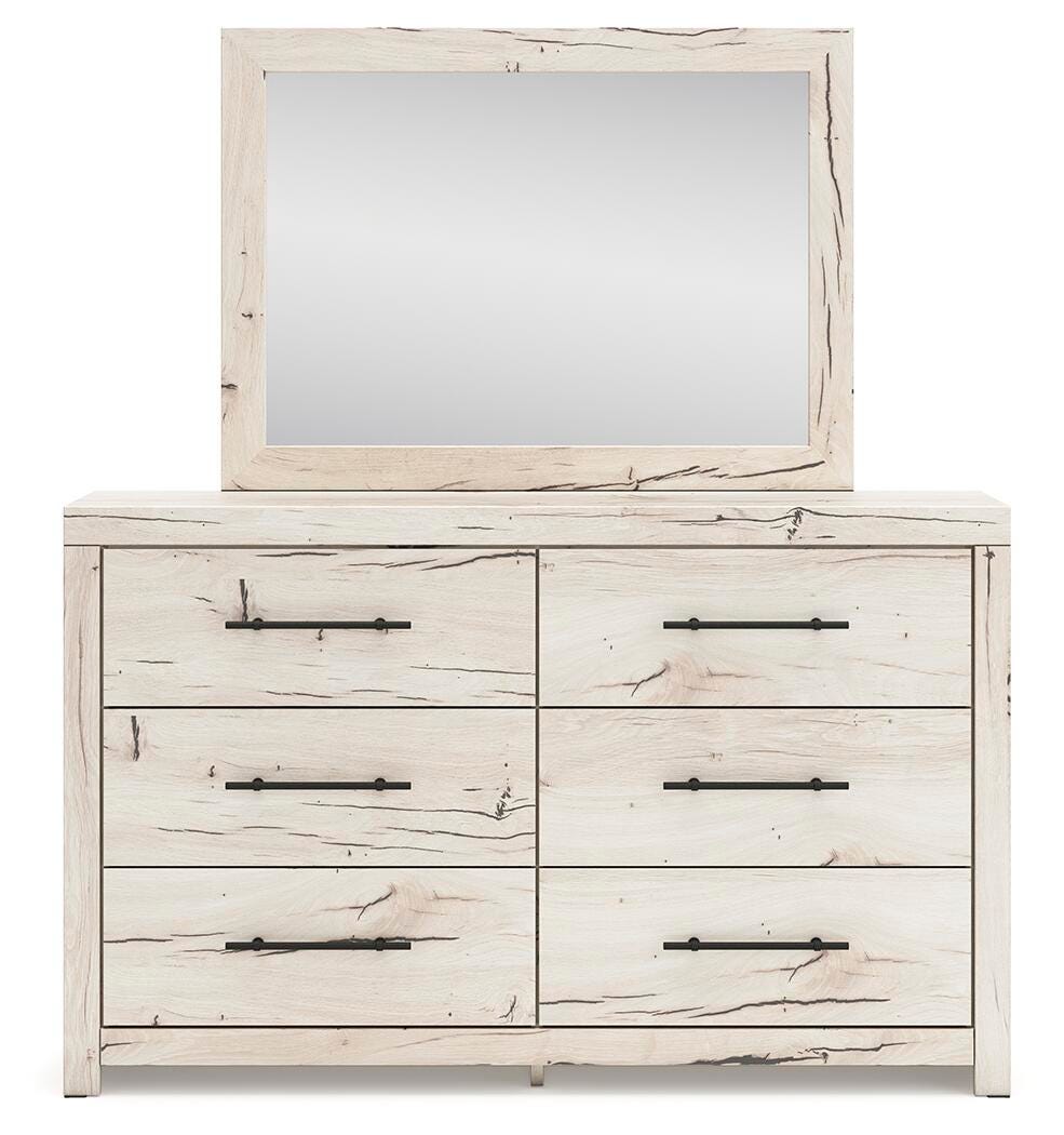 Lawroy Queen Panel Headboard, Dresser, Mirror, Chest and Nightstand