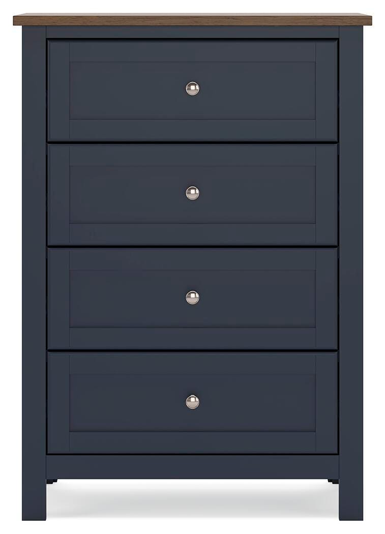 Landocken Queen Panel Headboard, Dresser, Mirror, Chest and Nightstand