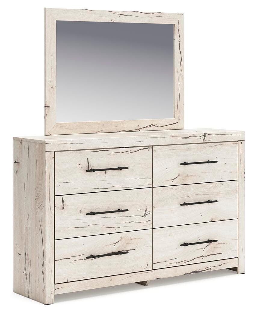 Lawroy Full Panel Headboard, Dresser, Mirror, Chest and Nightstand