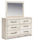 Lawroy Full Panel Headboard, Dresser, Mirror, Chest and Nightstand