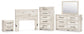 Lawroy Full Panel Headboard, Dresser, Mirror, Chest and Nightstand