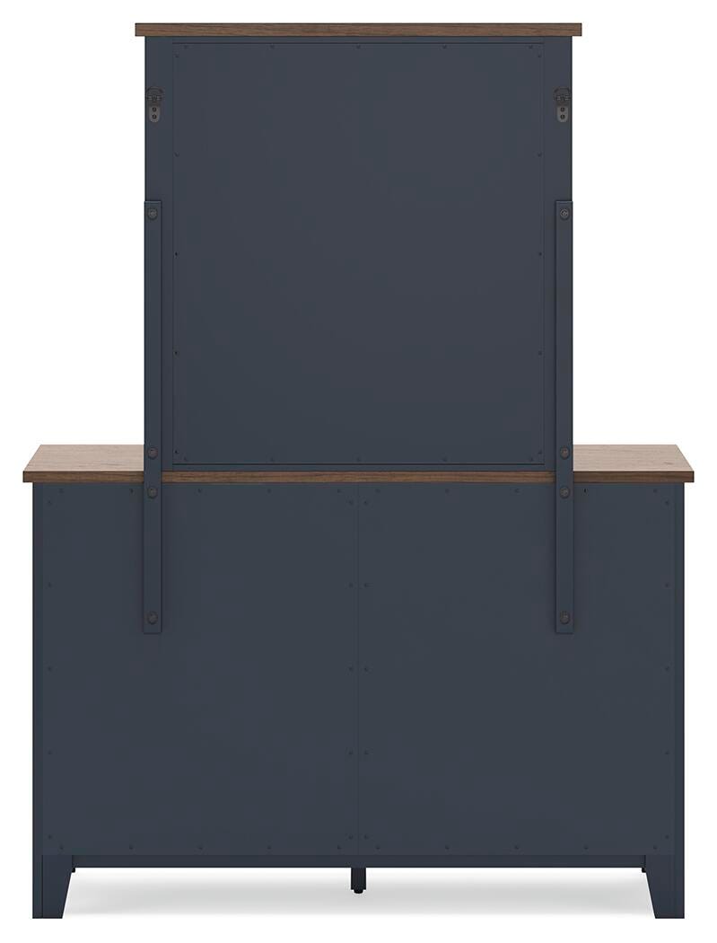 Landocken Full Panel Headboard, Dresser, Mirror, Chest and Nightstand