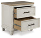 Shaybrock King Panel Bed, Dresser, Mirror, Chest and Nightstand
