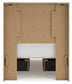Lawroy Twin Panel Bed with Storage, Dresser and Mirror