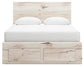 Lawroy Queen Panel Storage Bed, Dresser, Mirror, Chest and Nightstand