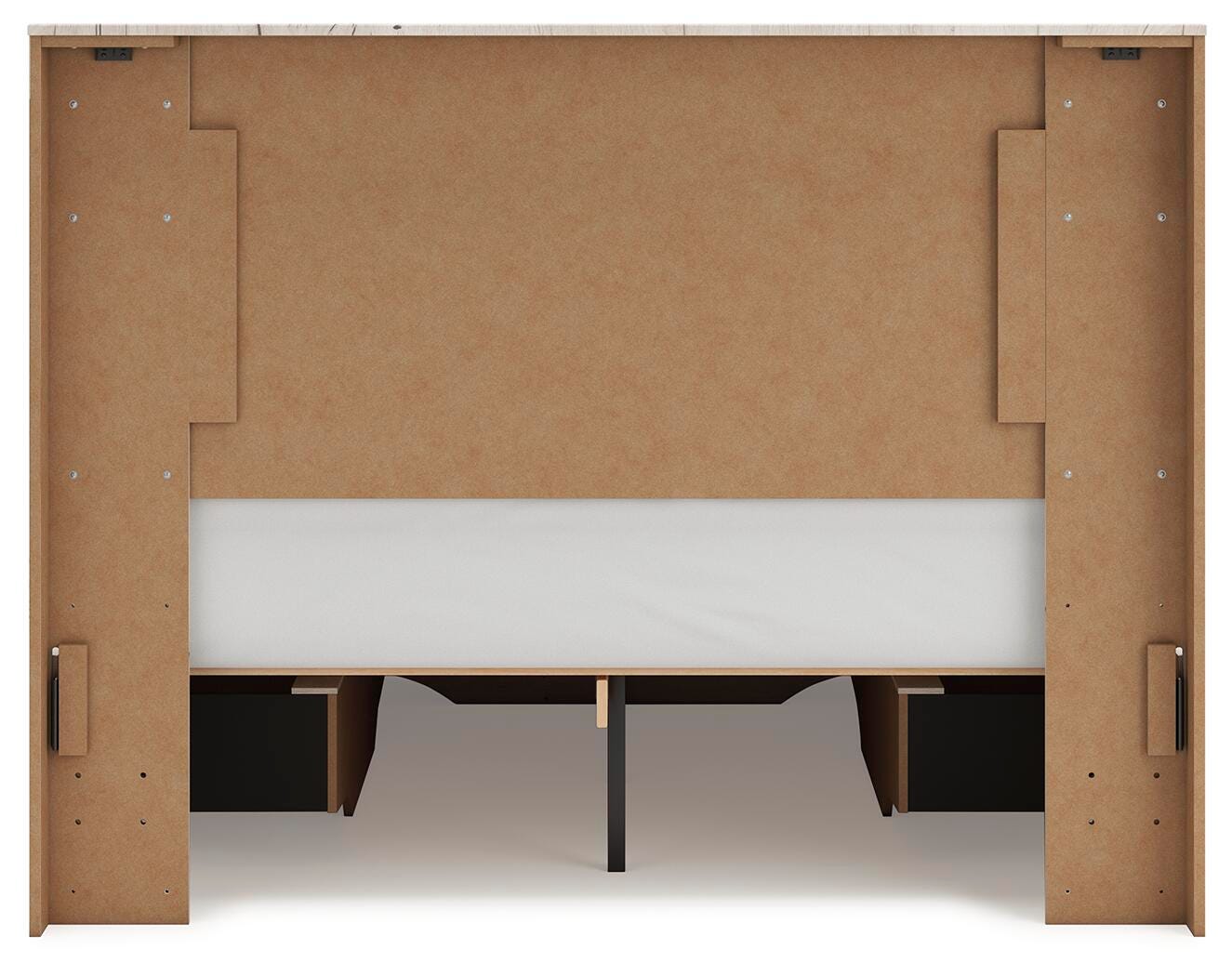 Lawroy Queen Panel Storage Bed, Dresser, Mirror and Nightstand