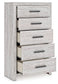 Cayboni Twin Panel Bed, Dresser, Mirror, Chest and Nightstand