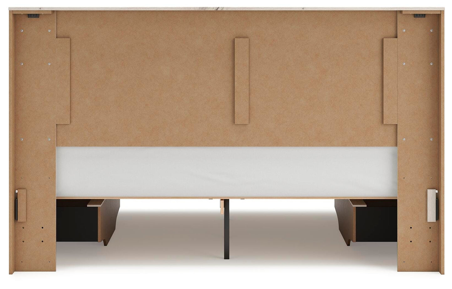 Lawroy King Panel Bed with Storage, Dresser, Mirror, Chest and Nightstand