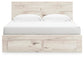 Lawroy King Panel Storage Bed, Dresser, Mirror, Chest and Nightstand