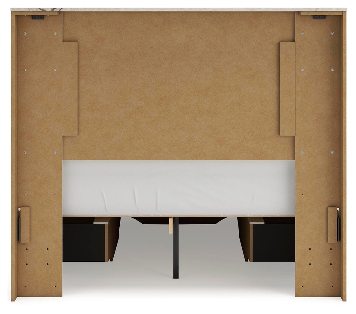 Lawroy Full Panel Storage Bed, Dresser, Mirror and Nightstand