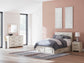 Lawroy Full Panel Storage Bed, Dresser, Mirror and Nightstand