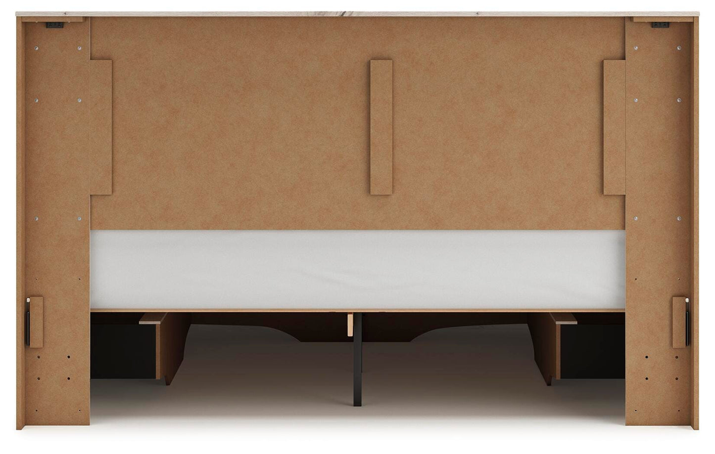 Lawroy King Panel Storage Bed, Dresser and Mirror